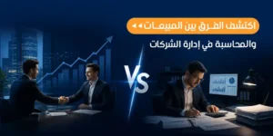 الفرق بين المبيعات والمحاسبة